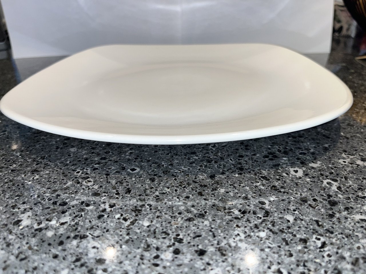 Vierkante diner borden 30 x 30 cm