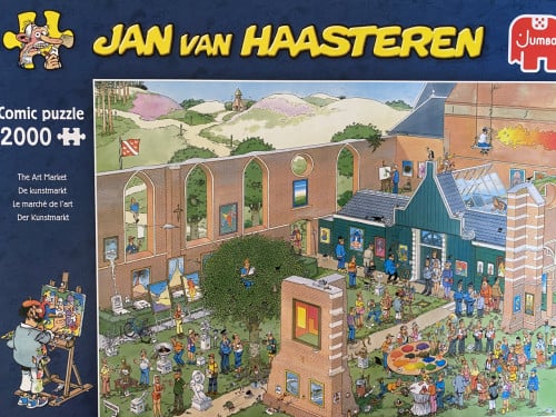 Jan van Haasteren DE KUNSTMARKT 2000 stukjes