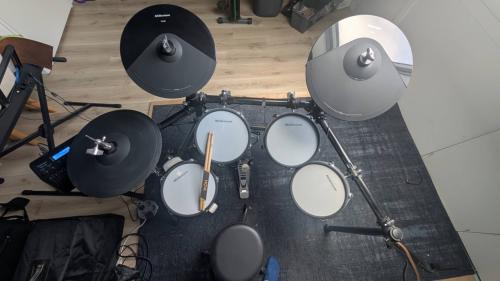 Millenium MPS-750X E-Drum Mesh Set incl. GRATIS drumkruk