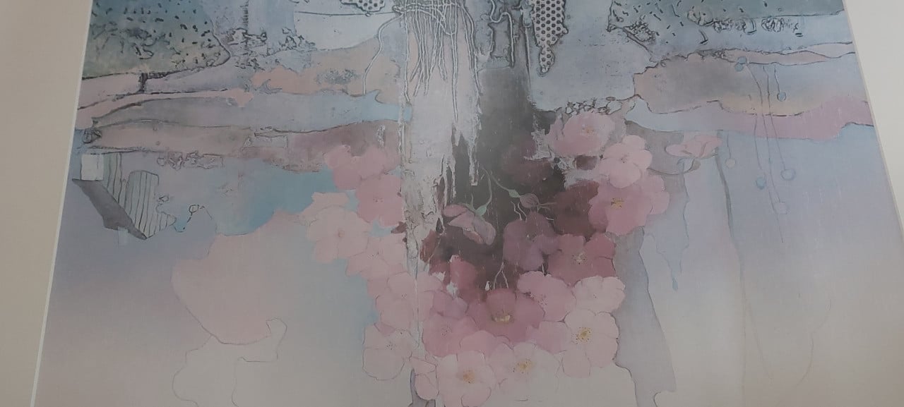 Poster in messing lijst