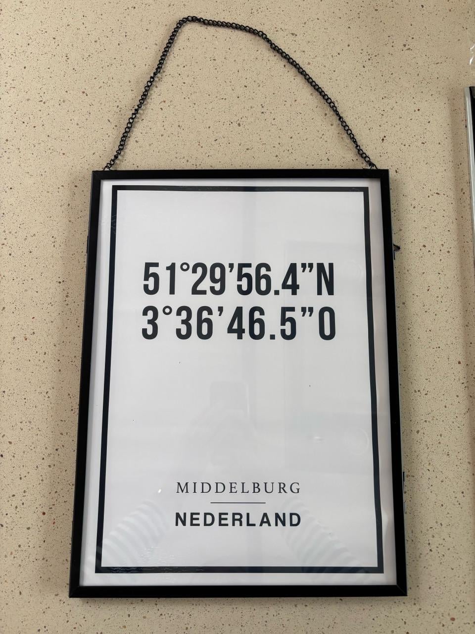 Lijst met Middelburg poster