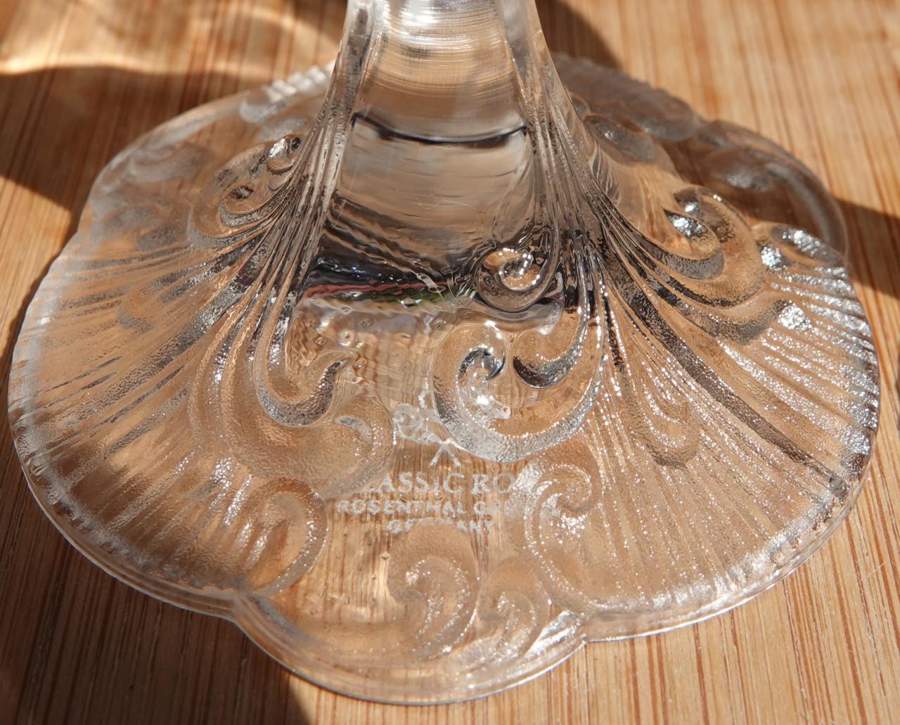 2 Rosenthal Classic Rose kristallen kandelaars Monbijou