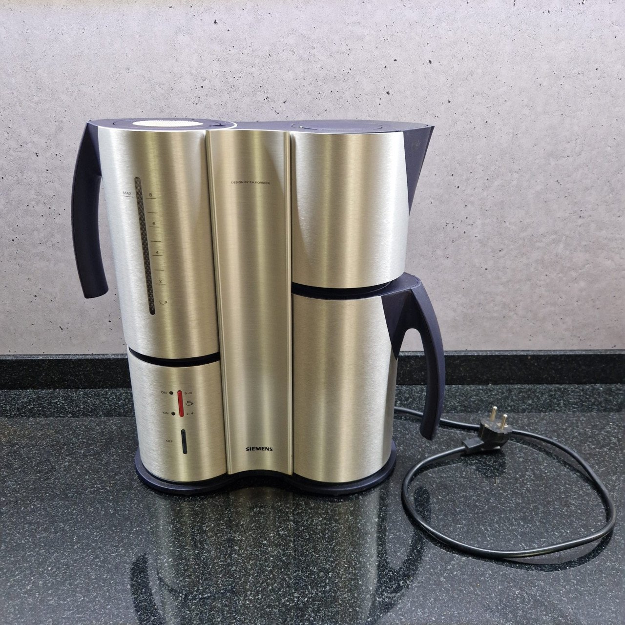 Siemens koffiezetapparaat designed by Porsche