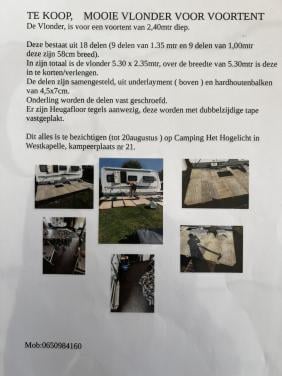 Voortent Vlonder