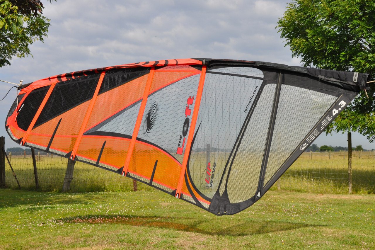 3.9 - 4.3 - 4.7m2 LoftSails LipWave zeilen set