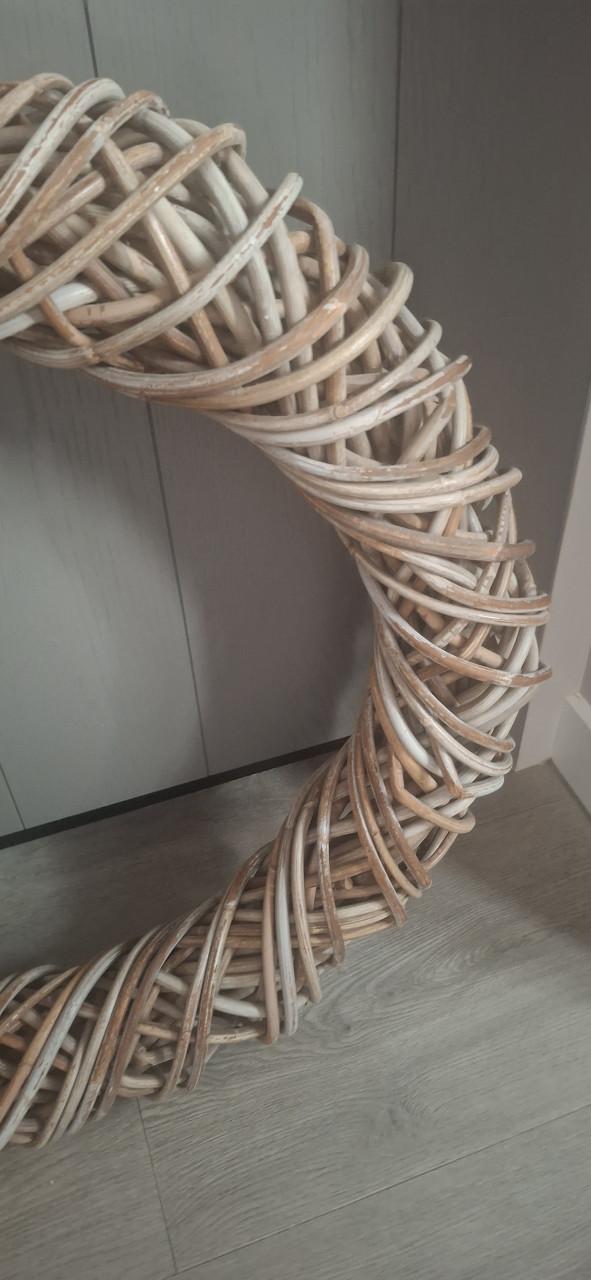 Rieten rotan krans 70 cm doorsnede