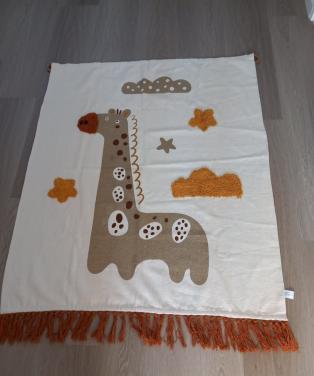 Wandkleed Stof Giraffe