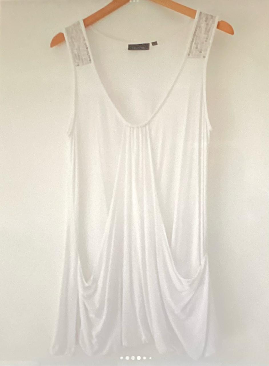 Mooi zomer tuniek met strass steentjes nieuw xl