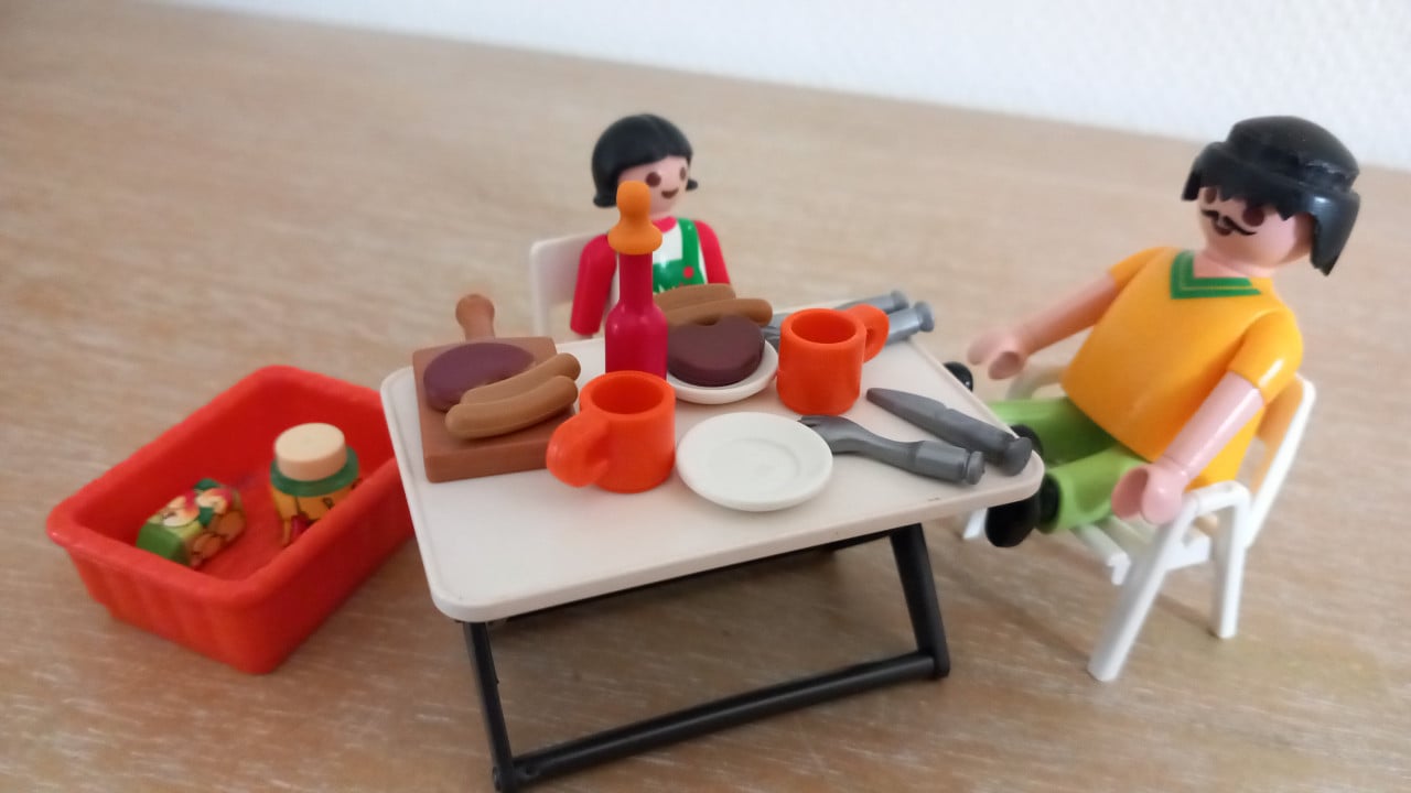 Playmobil gezellig barbecuen