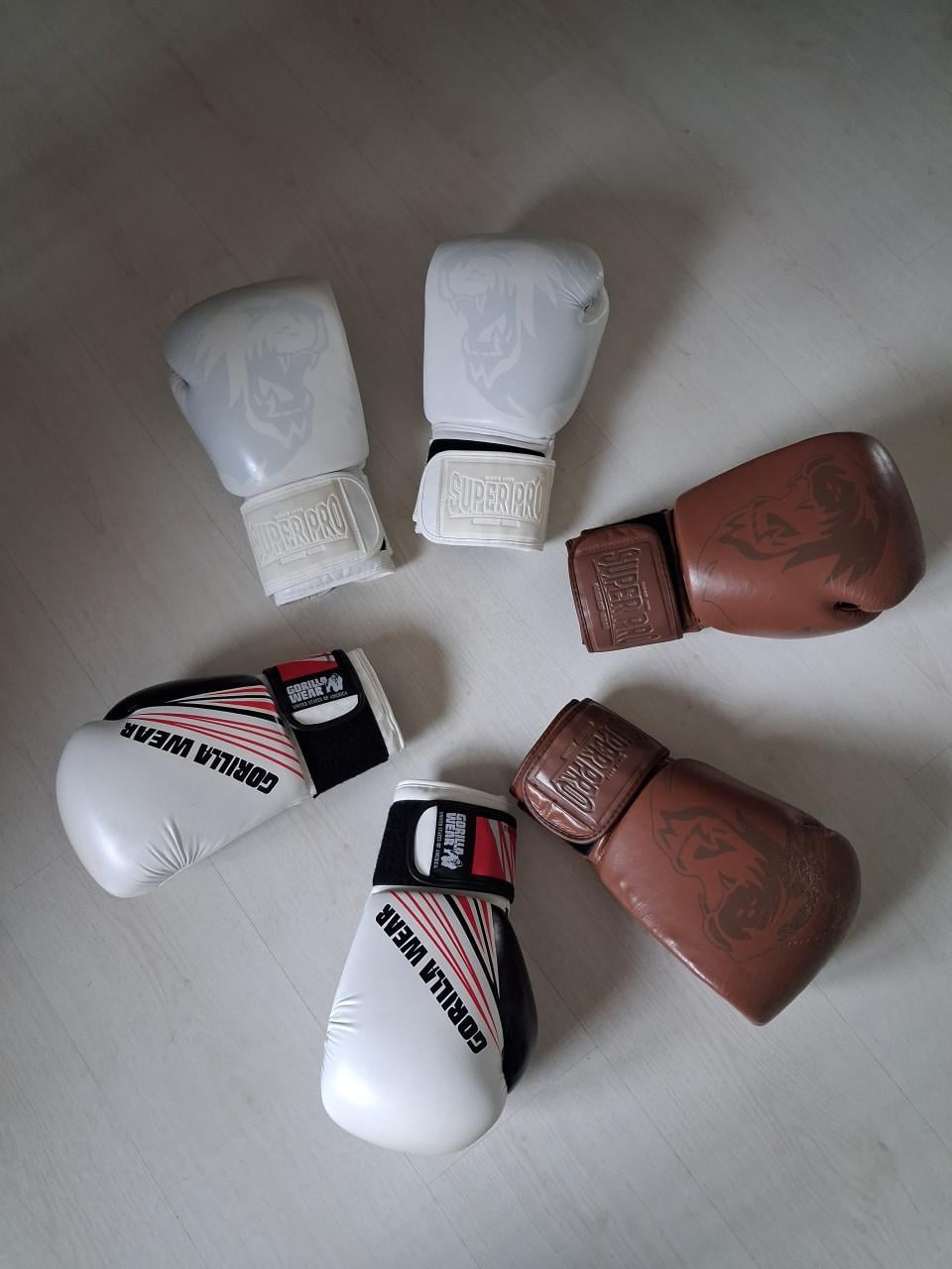 Bokshandschoenen 3 paar