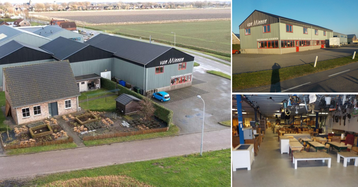 Bedrijfsloods + bedrijfswoning op een mooie zicht locatie in IJzendijke
