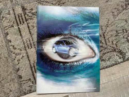 BMW M coupé brochure zeldzame