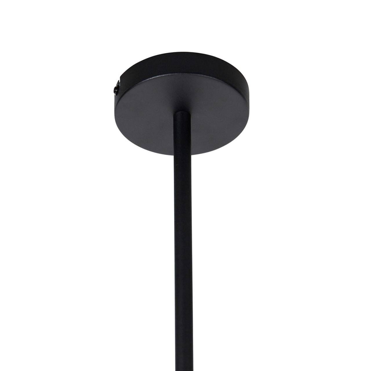 Hanglamp zwart 4-lichts