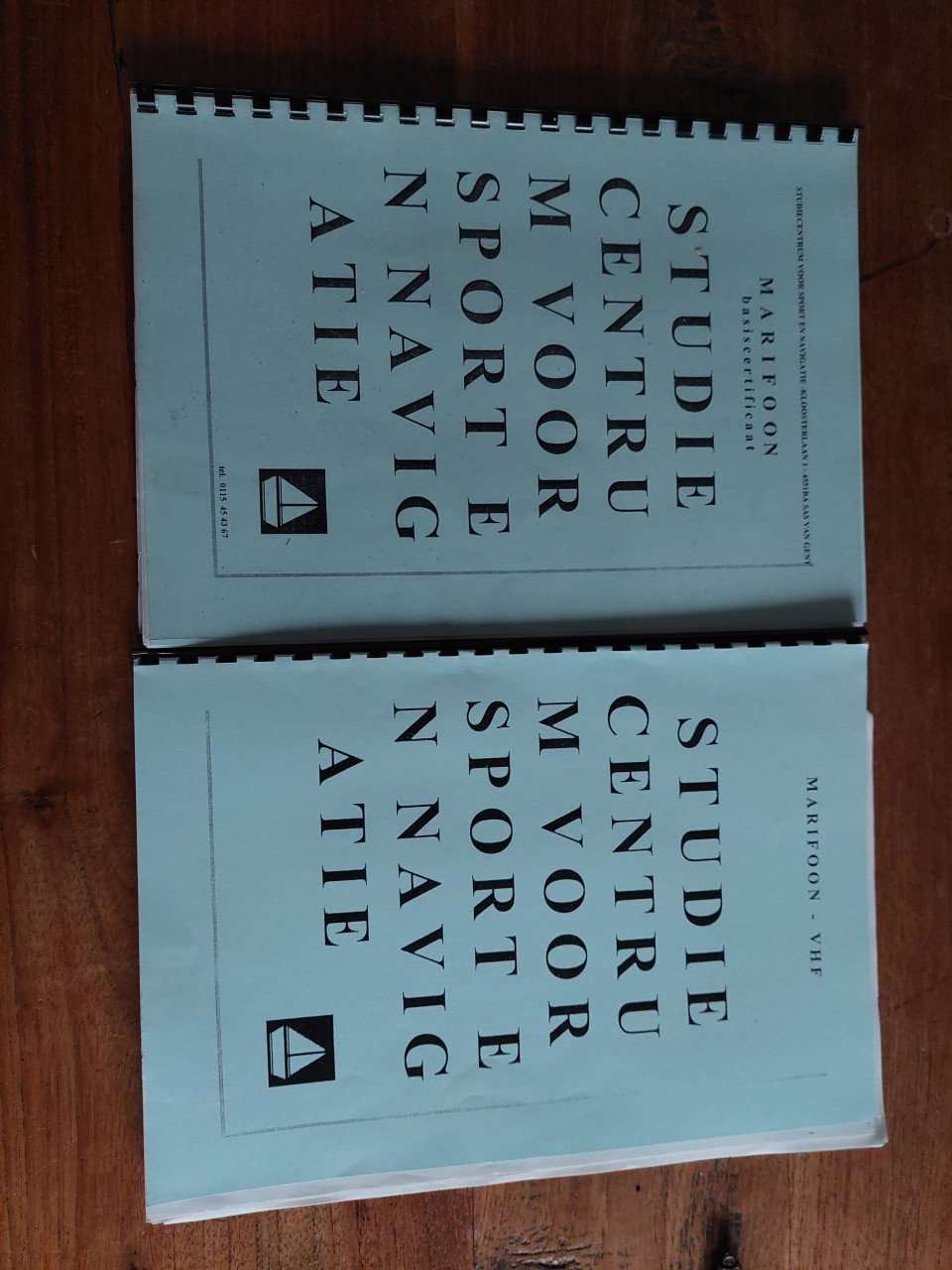 Cursusboeken marifoon