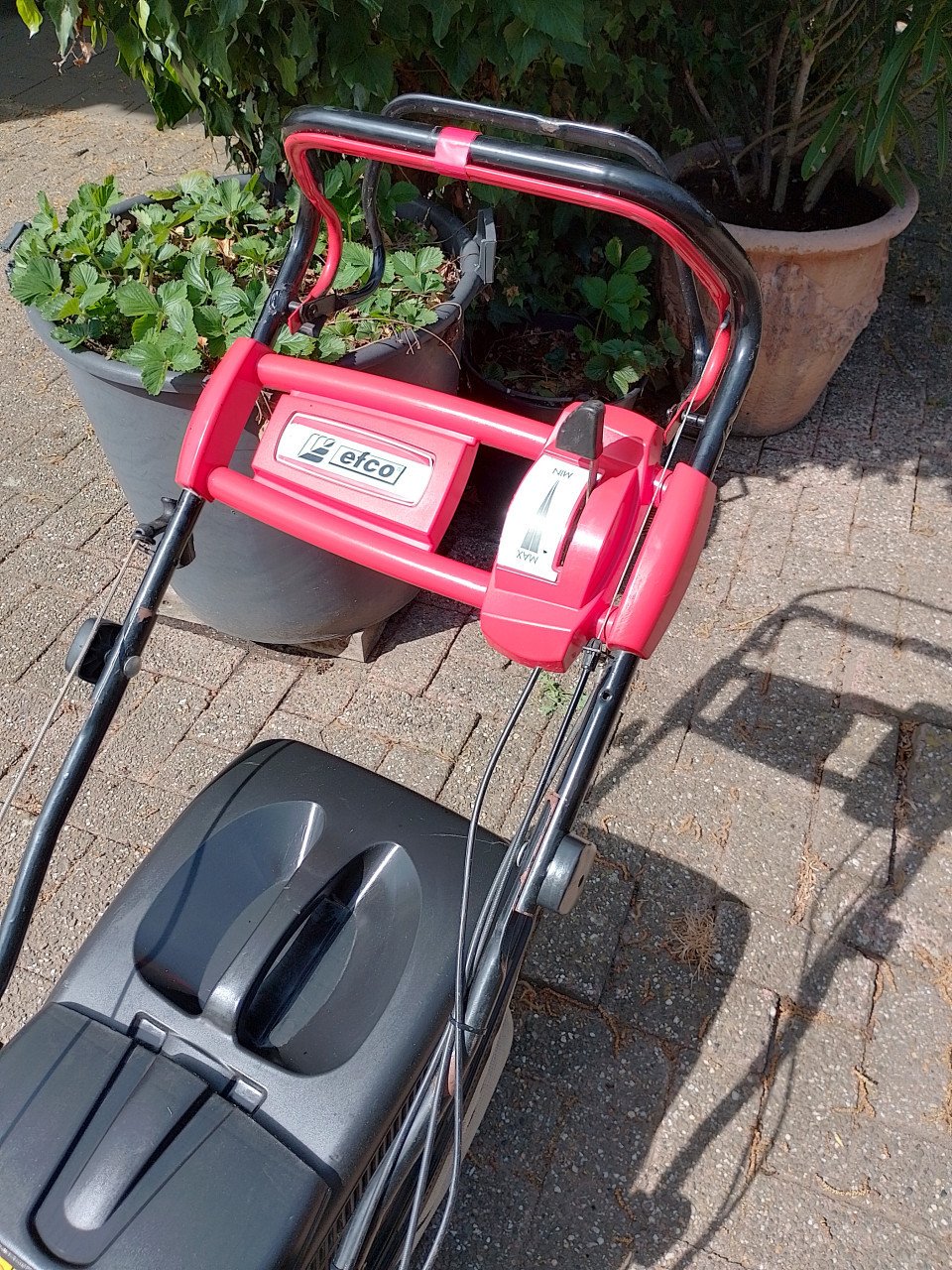 Grasmaaier Efco opvang + mulchen