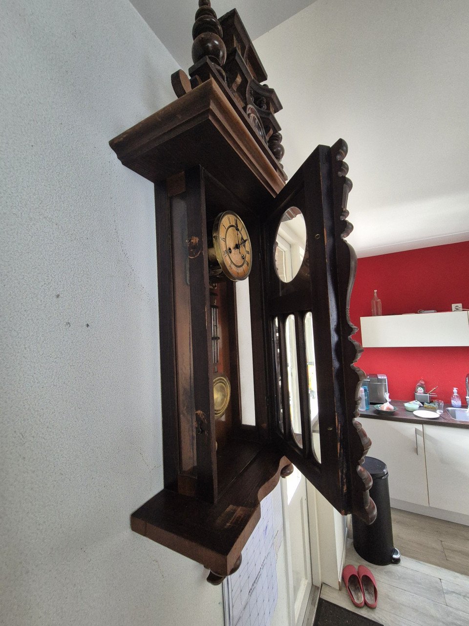 Antieke Junghans Wandklok