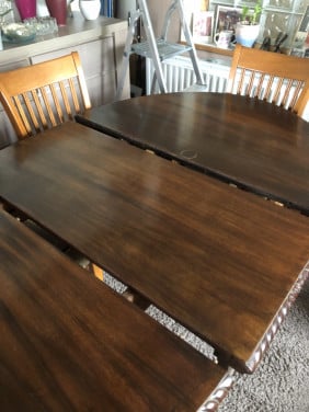 Engelse Chippendale mahonie antieken tafel