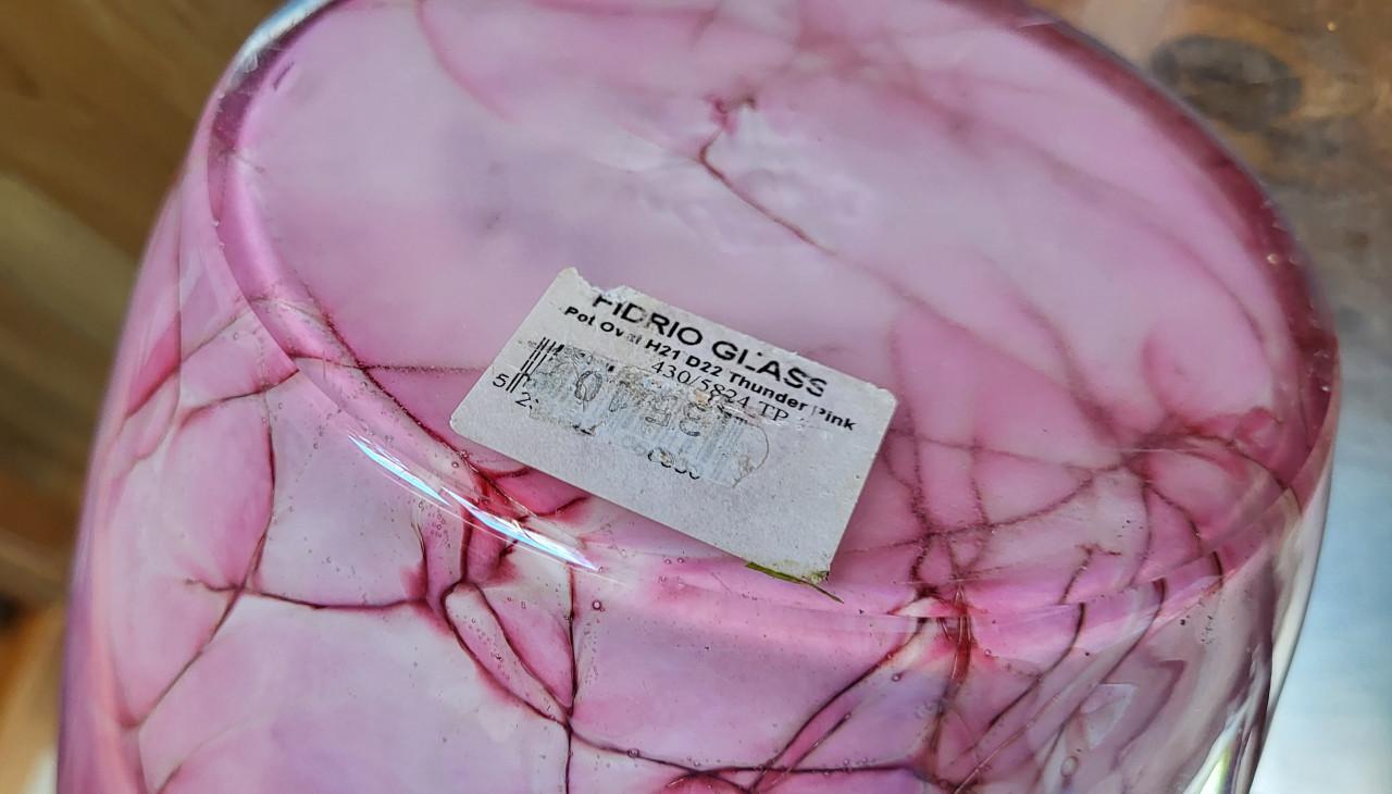 Fidrio vaas roze