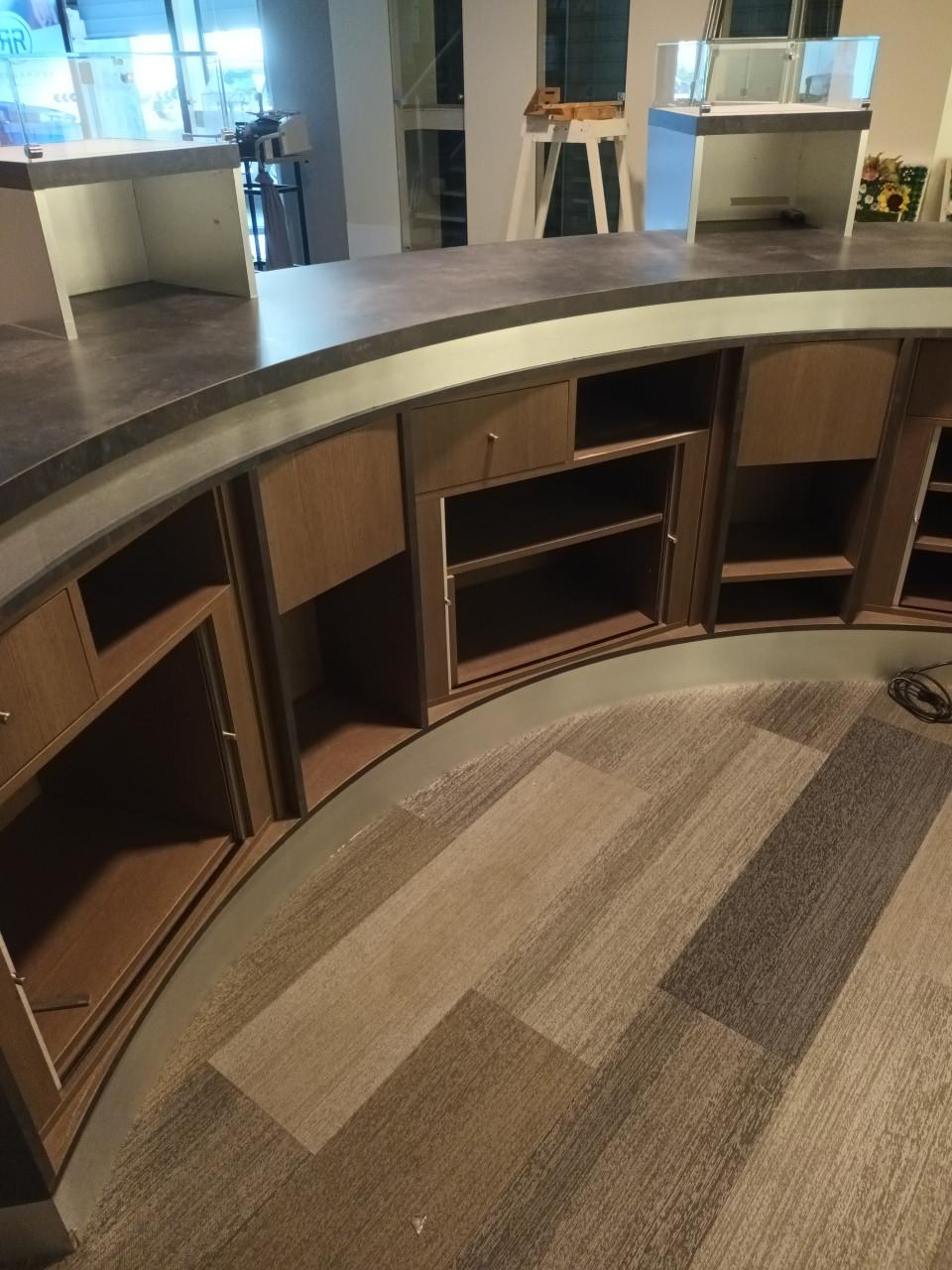 Winkel interiuur kasten met verlichting
