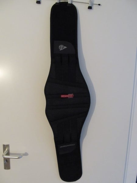Nieuwe leren dames broek, niergordels en rugprotectoren