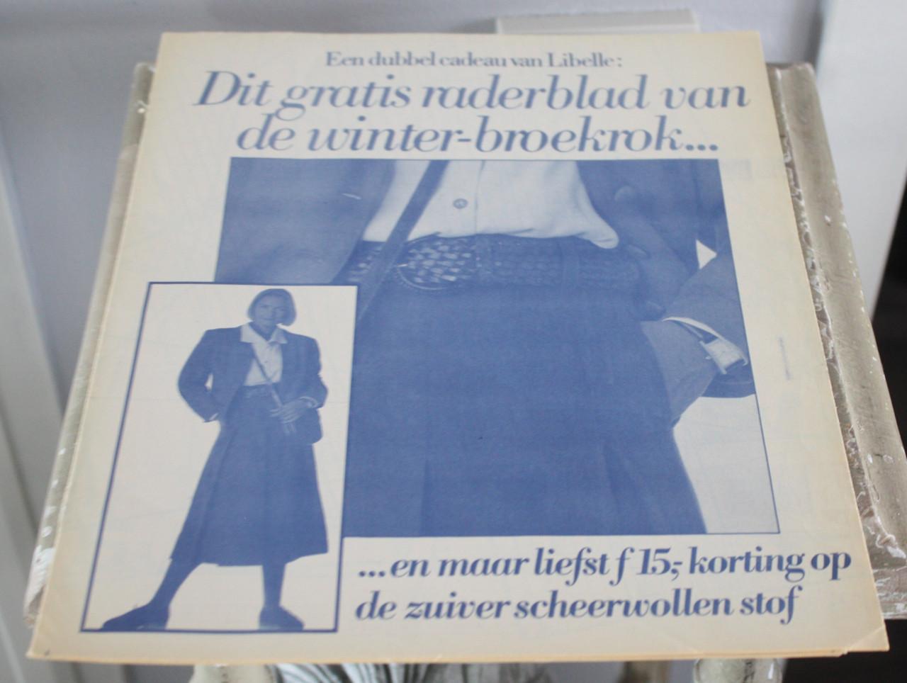 Patroonblad de winter-broekrok