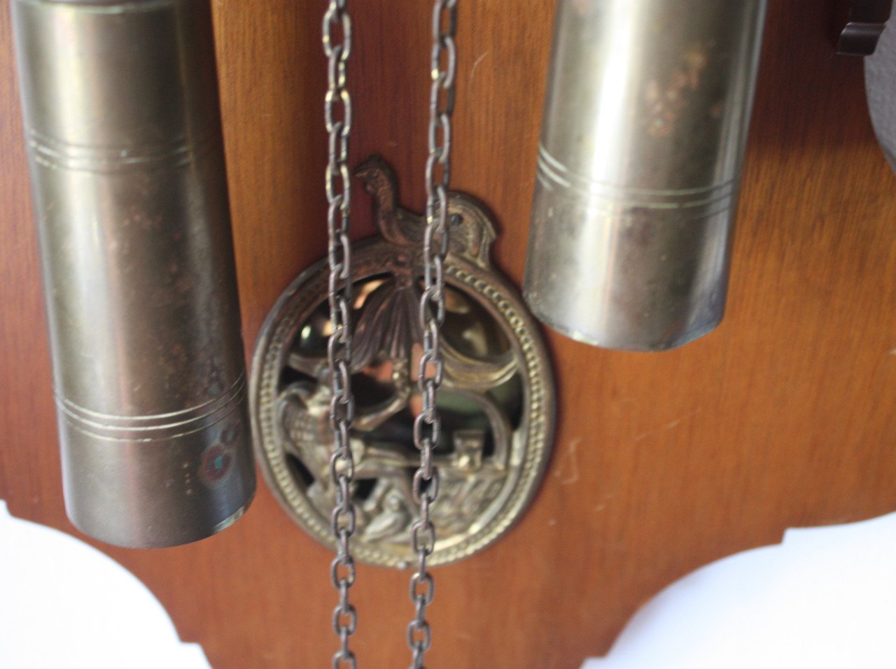 Vintage wandklok goed werkend