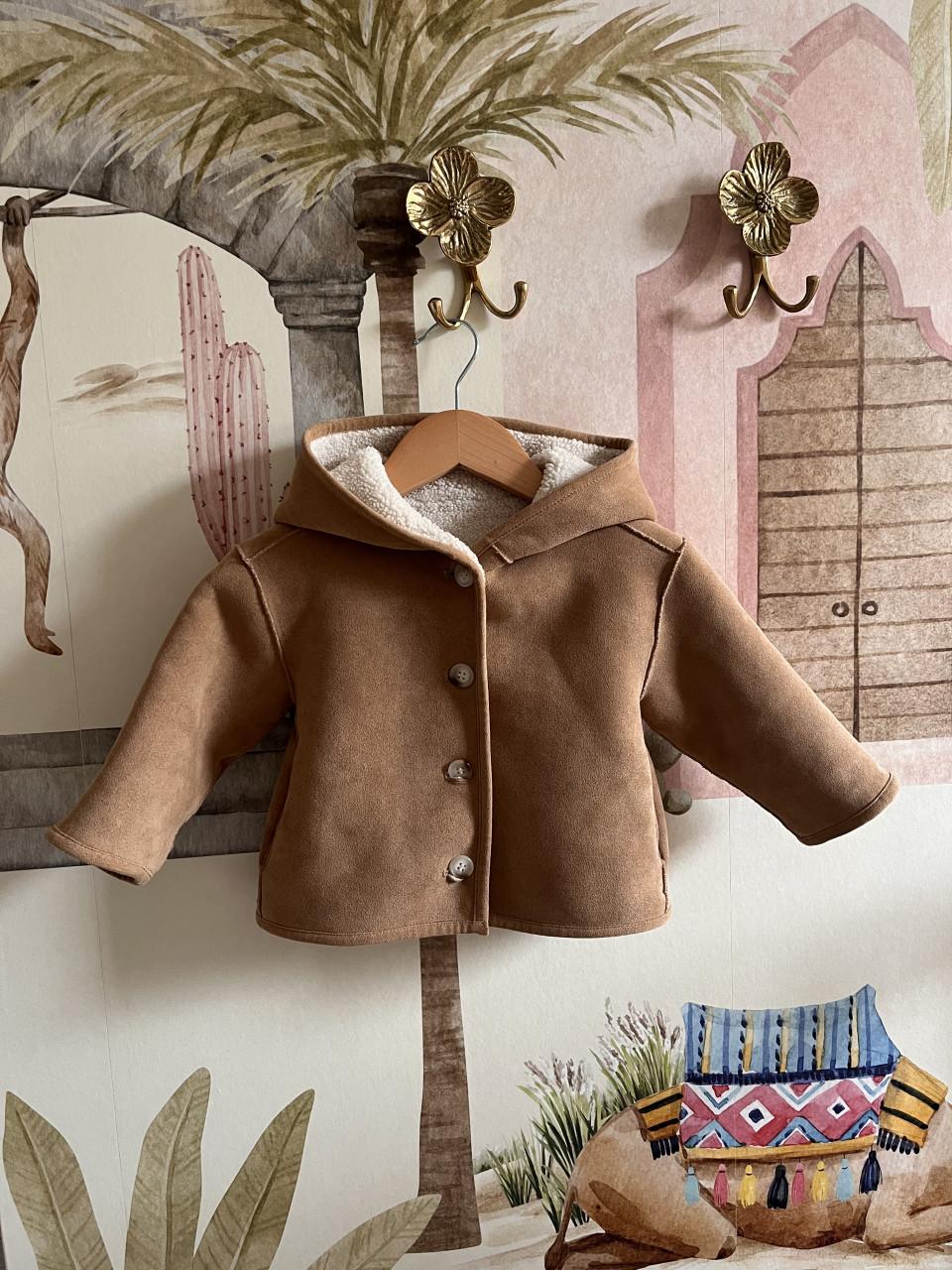 Reversible winterjas baby maat 74
