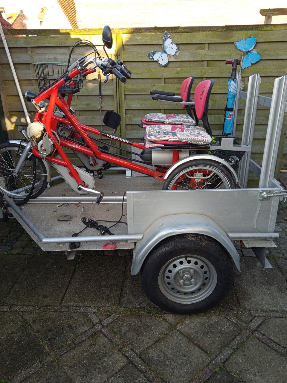 Uniek! Aanhanger speciaal voor DUOFIETS