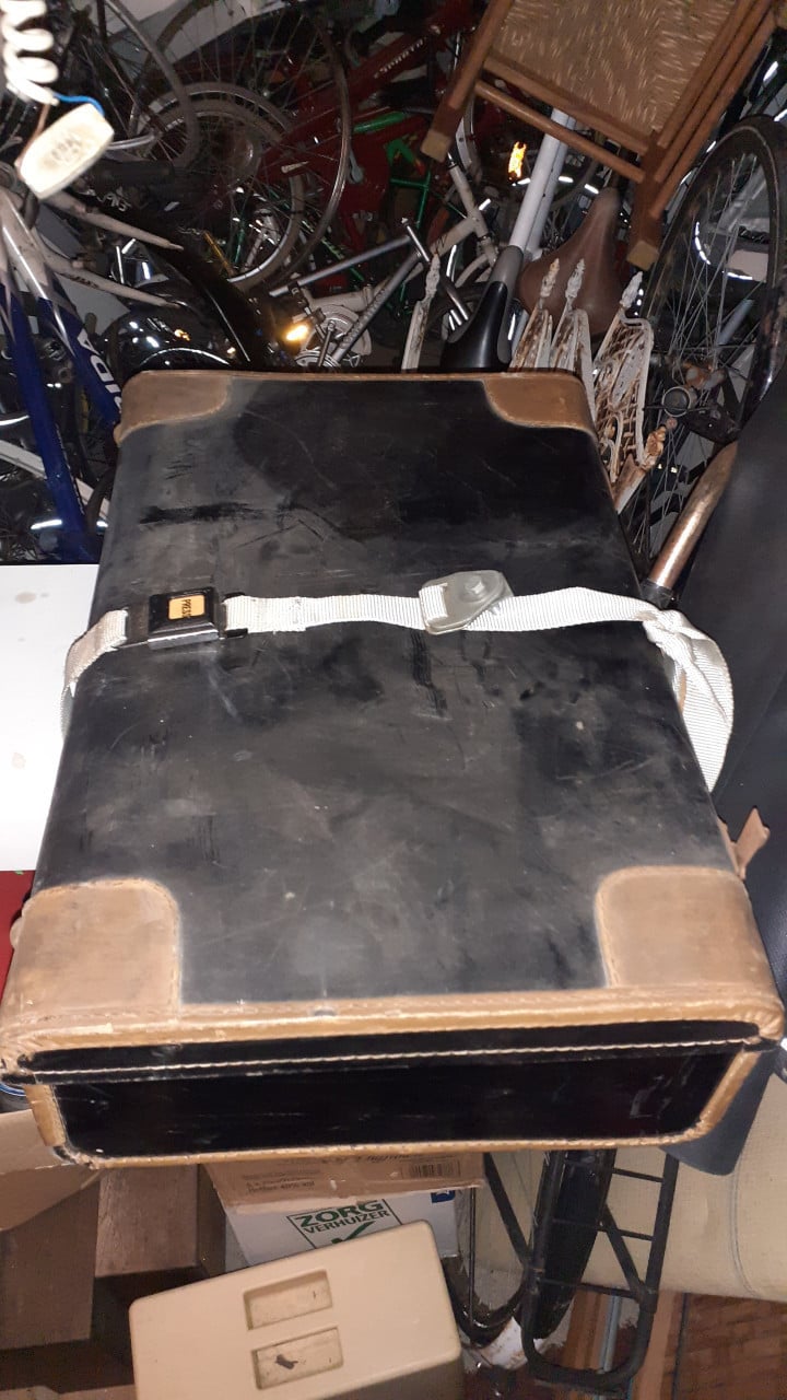 Koffer zachte , blauw met inhoud rugzak + tas + kleine tas