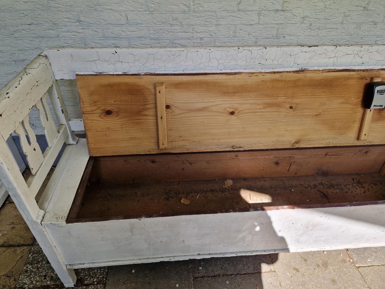 Houten klapbank