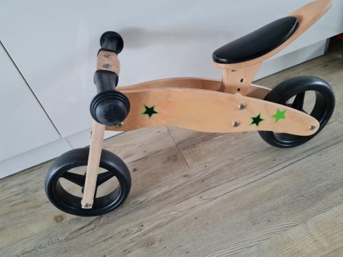 Houten loopfiets