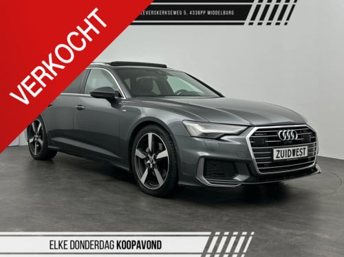 Audi A6 avant 50 tdi quattro s-line luchtvering pano soft