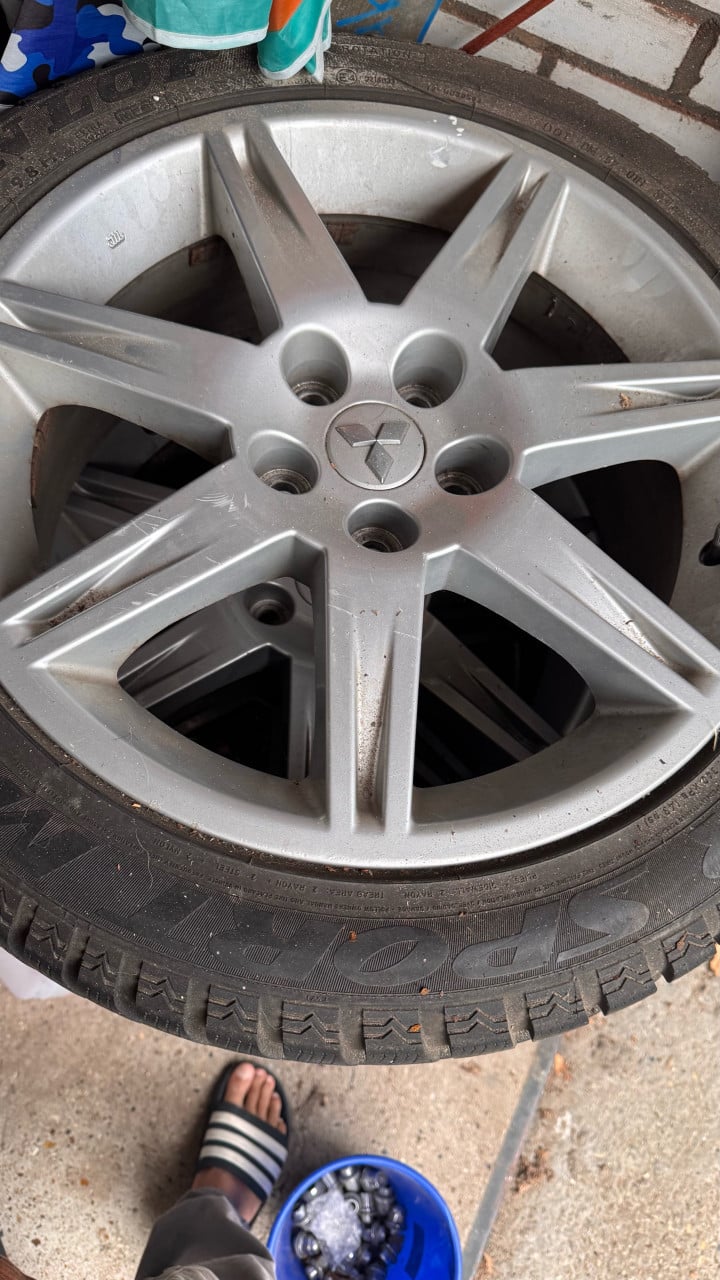 Goede velgen met goede banden Mitsubishi