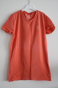 Shirt oranje roze  maat 152