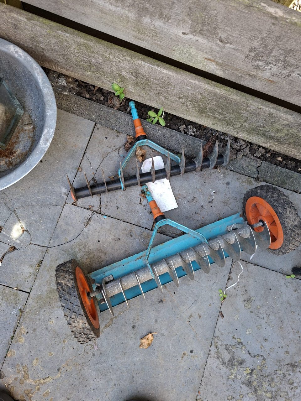 Gardena Combisystem verticuteerhark staal