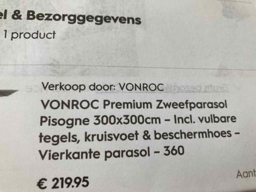 Zweefparasol