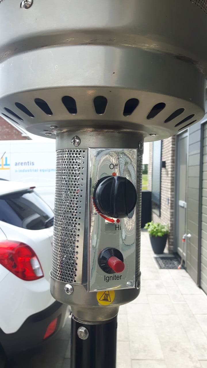 Terrasverwarmer op gas