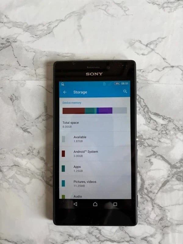 Sony Xperia M2 zwart 📱