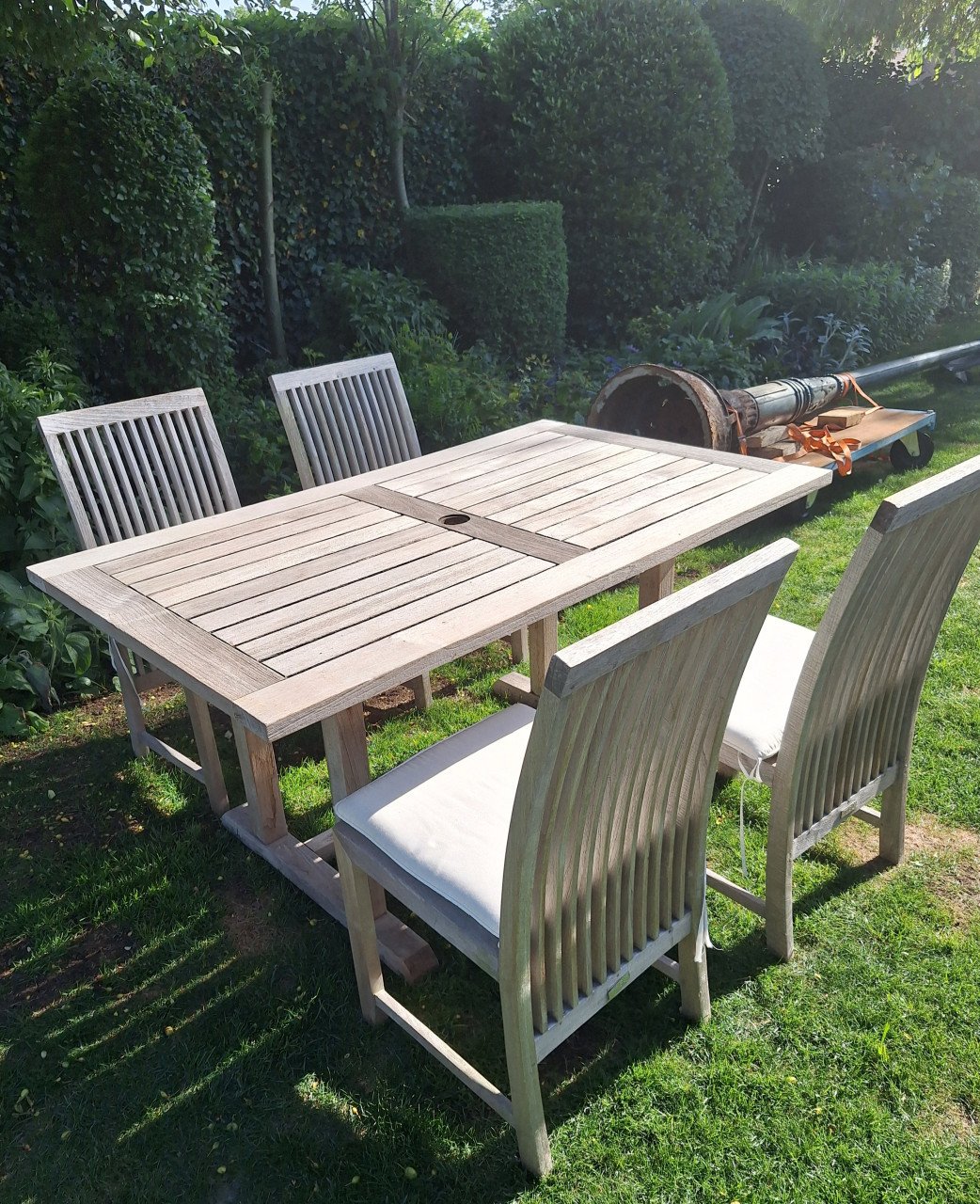 Teakhouten tuinset