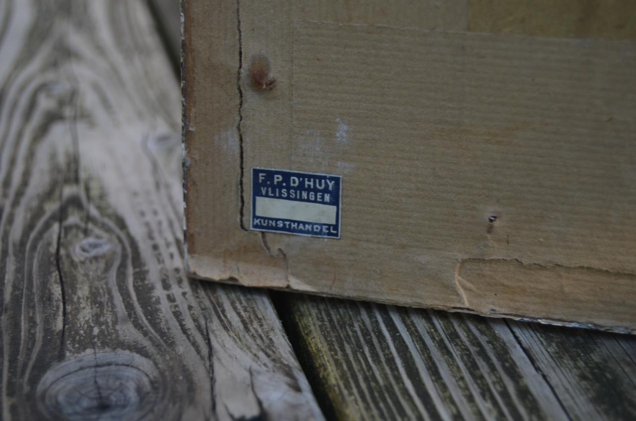 Zeer fraaie ets Louis Heymans: L.Jan en Malle Betje in één!!