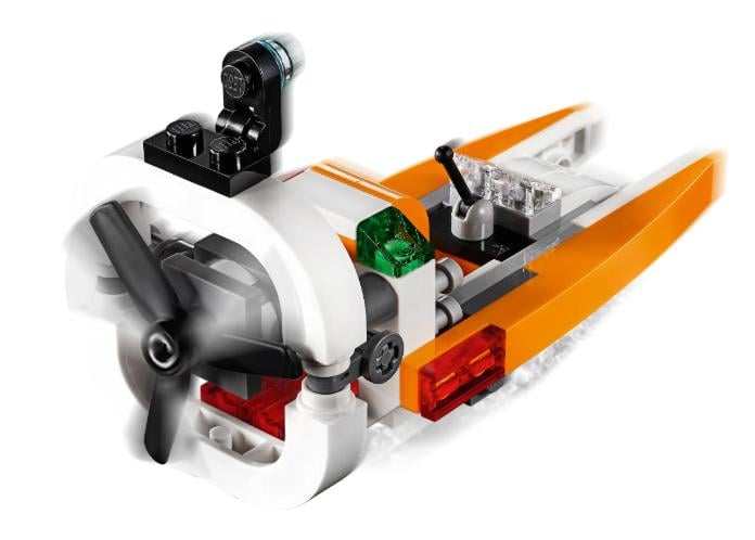 LEGO Creator 31071:Droneverkenner of moerasboot of propellervliegtuig