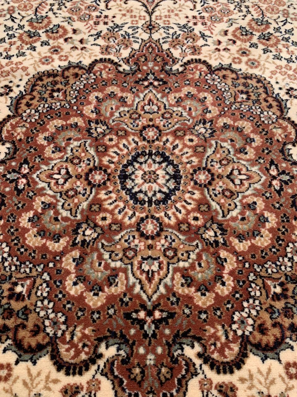 🤎✨Schitterend Sfeervol Rond Vintage Vloerkleed in NIEUWSTAAT🤎✨