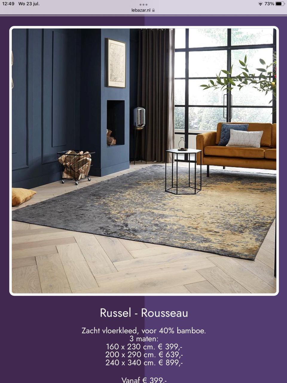 Mooi vloerkleed van Le Bazar Wonen