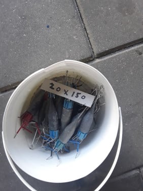 Te koop vislood klapankers