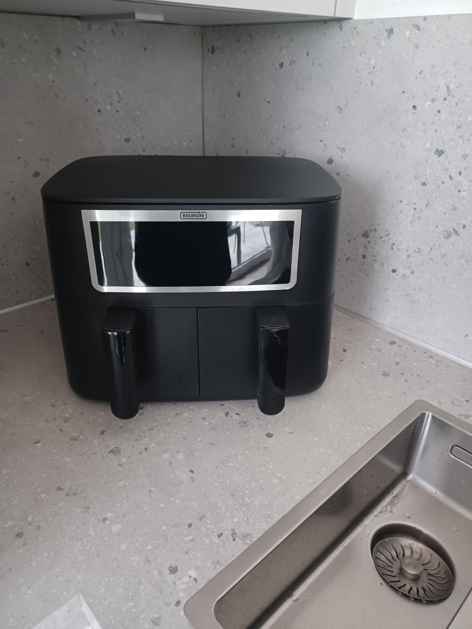 Airfryer Bourgini met dubbele mand