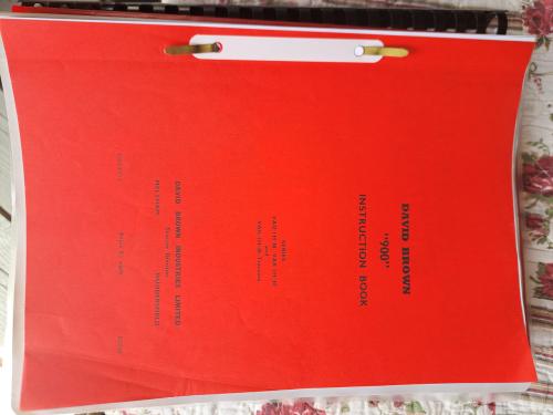 Tractorboek David Brown 900