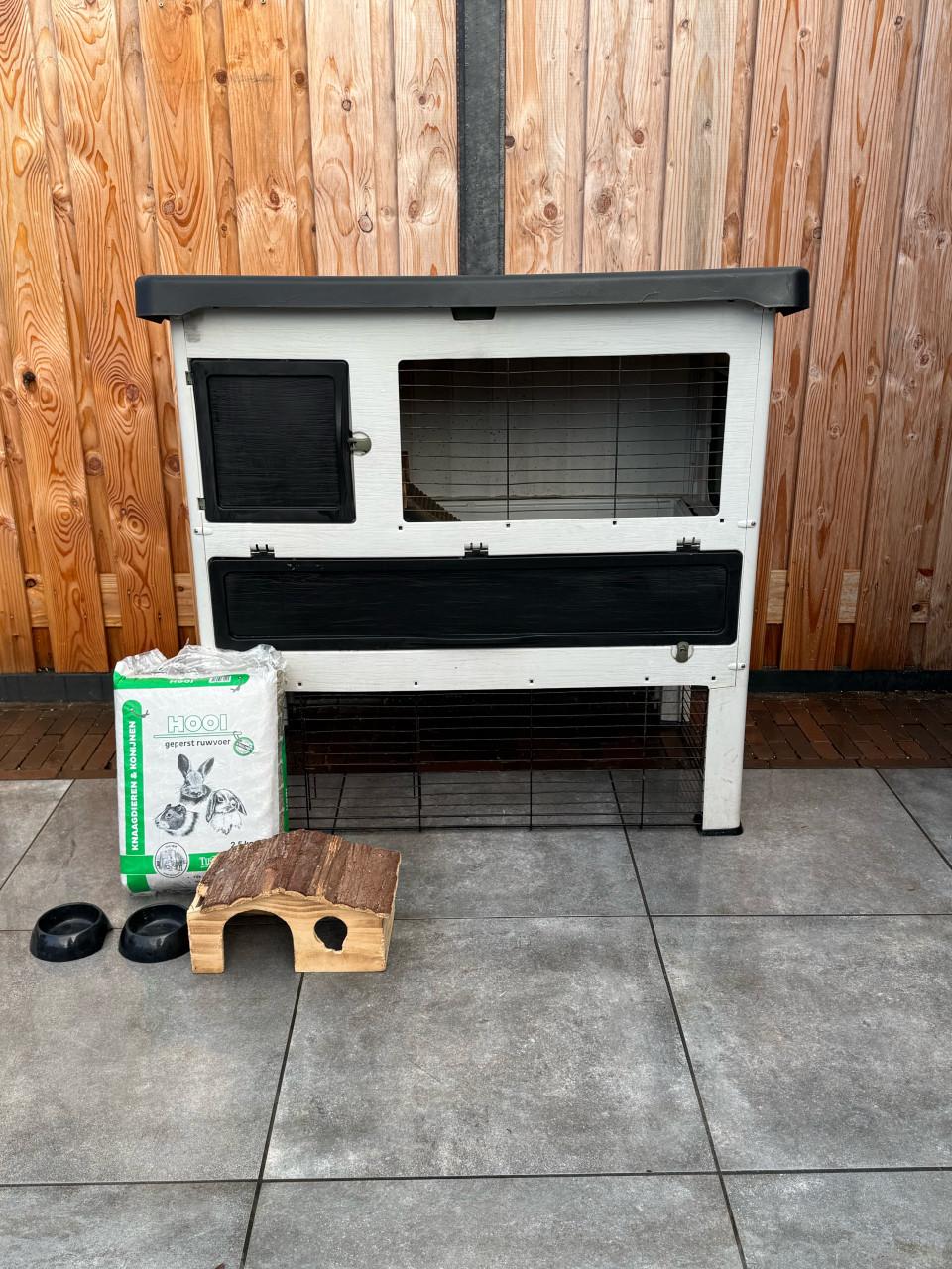 Compleet konijnenhok