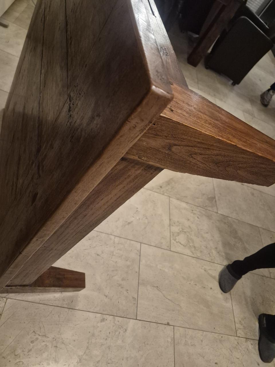 Salontafel eiken massief Uniek!