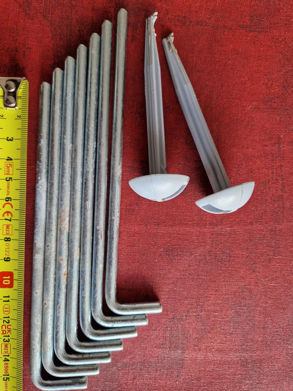 Tentharingen gegalvaniseerd, ladderspanners en haakharingen