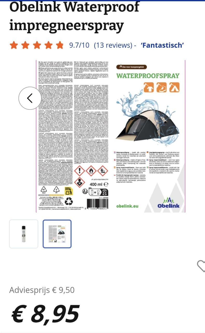4 persoons tent